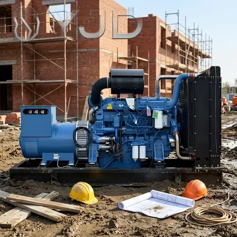 YJD Yuchai 100kW Water-Cooled Diesel Generator Set 24V Electric Start Silent Type Open Frame Remote Control ATS 50/60Hz