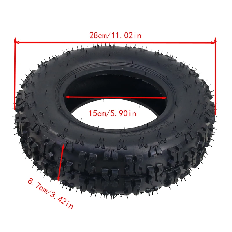 New Model Front 4.10-6 Rear 13X5.00-6 Inch Hub Tires Snow Plow Tires Butterfly Tires 13*5.00-6 Inch Beach Tires