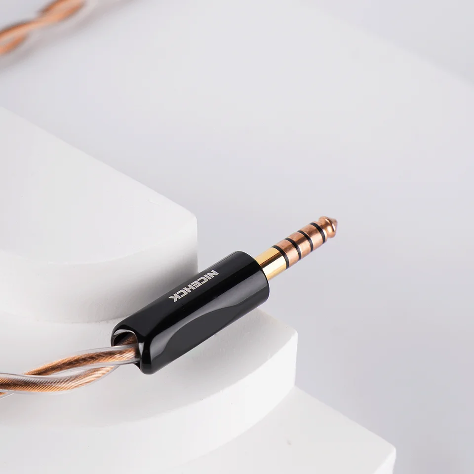 ケーブル・シールド nicehck auking2 NICEHCK 2Pin HiFi イヤホンケーブル 金メッキ 7N OCC