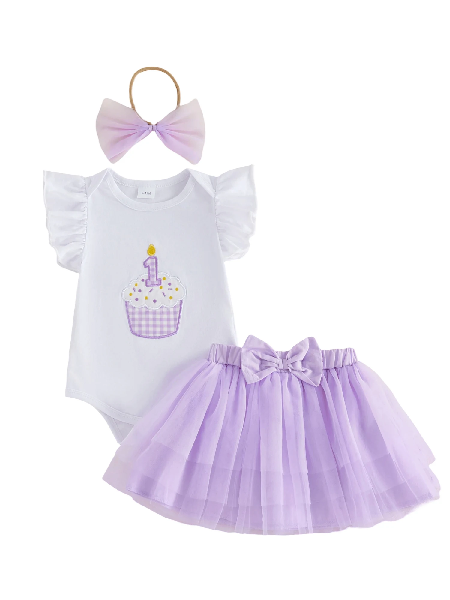 

Комплект из платья-пачки для девочки на первый день рождения с блестящей короной-повязкой на голову и подходящими туфельками — в розово-золотой глиттерной тематике