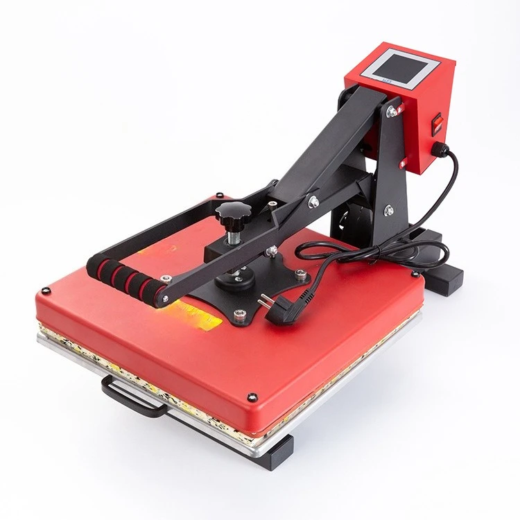 

Magnetic semi-automatic heat transfer machine Hot press Flat heat press machine Clothing printing machine Hot drilling