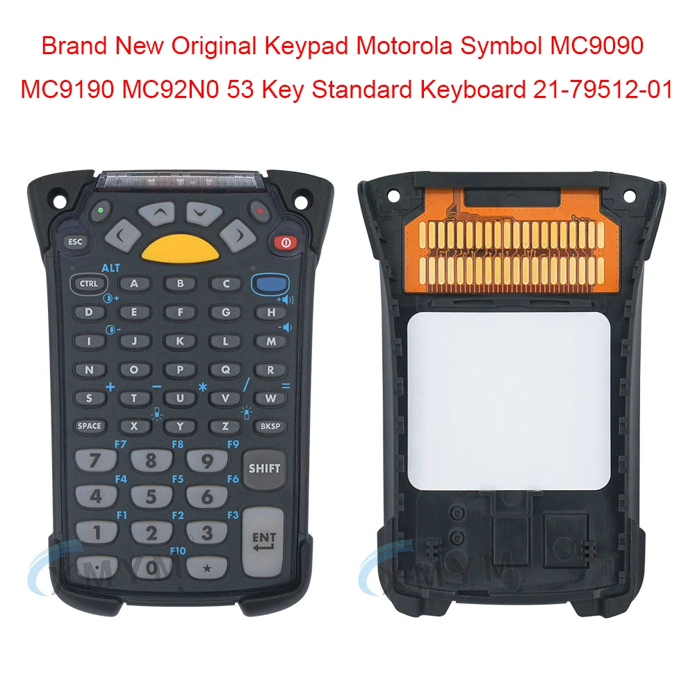 1/5/10Pcs 53keys Standard 21-79512-01 keypad Keyboard For Motorola Symbol MC9000 MC9090 MC9190 MC92N0 Barcode Hand Terminal