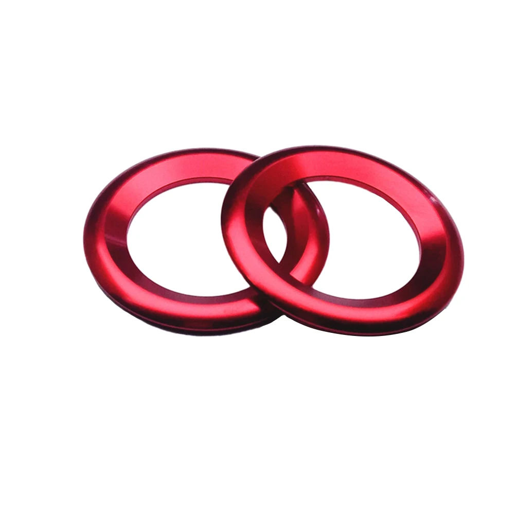 Premium Stainless Steel Construction Sporty Red APillar Door Audio Speaker Ring Cover for Honda Civic 10th 2016 2021