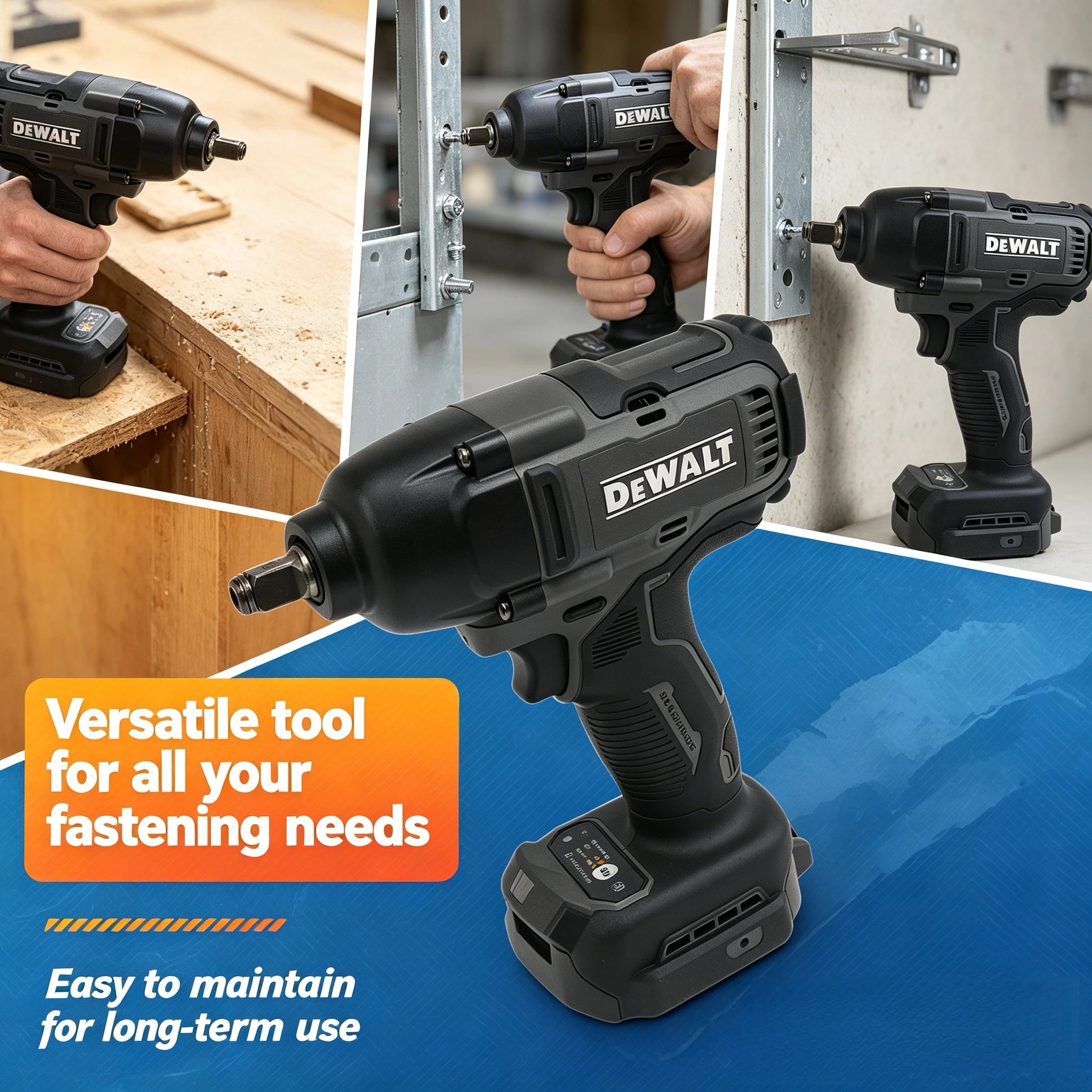 DEWALT DCF99M 20V Brushless Cordless Impact Wrench | 1/2" High Torque Power Tool for Auto & Construction (Battery Not Included)
