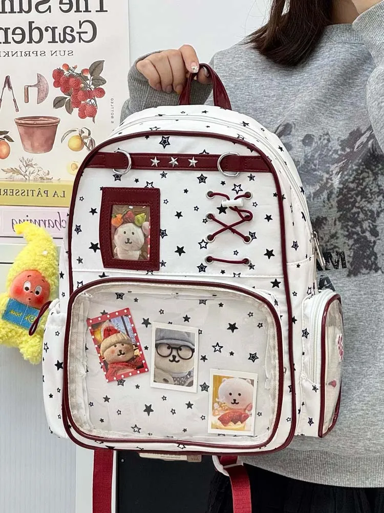 Kawaii Starry Harajuku Pastel Ita Backpack