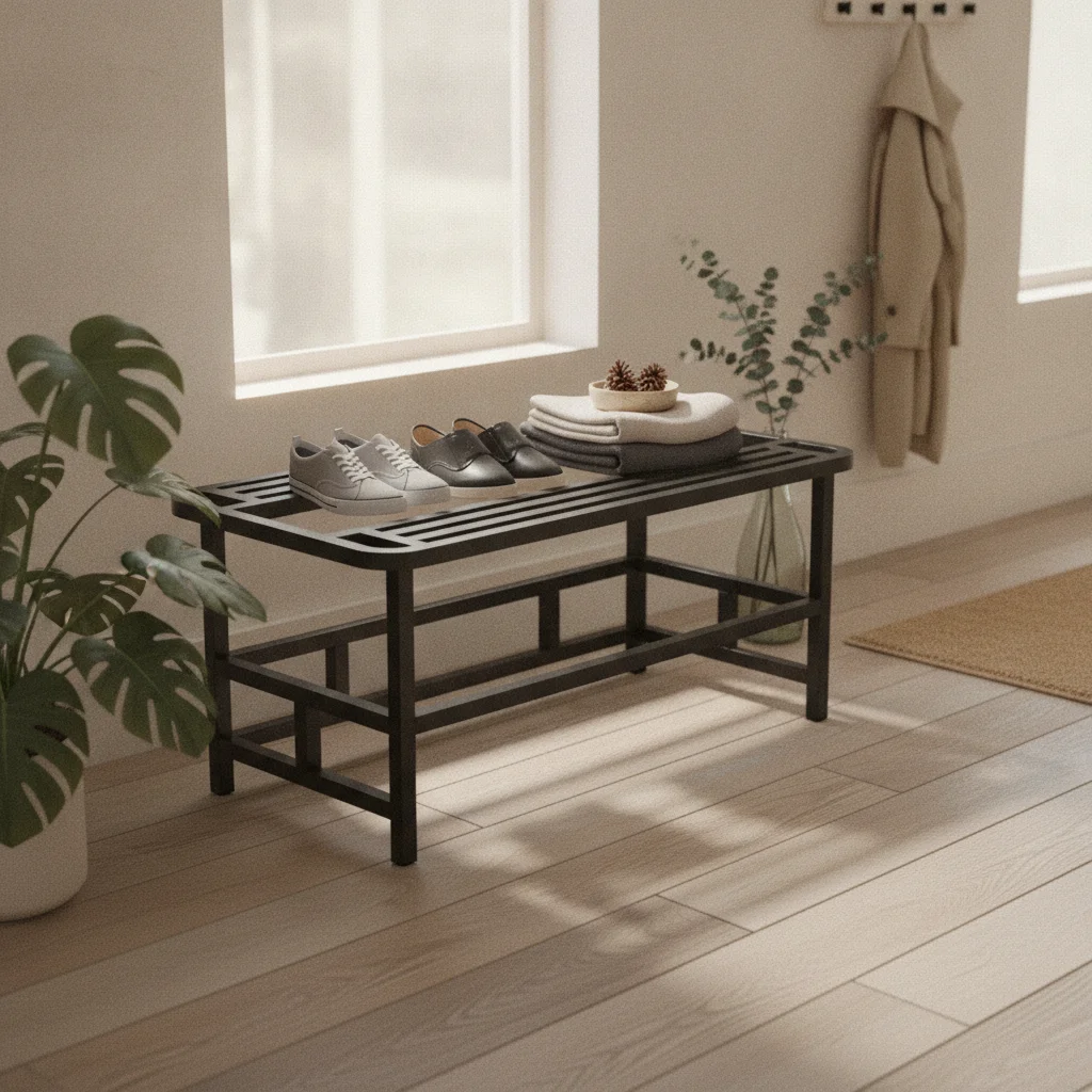 Over-Toilet Squatting Frame Non-Slip U-Shaped Foot Riser Easy Installation Waterresistant for Health-Conscious Individuals