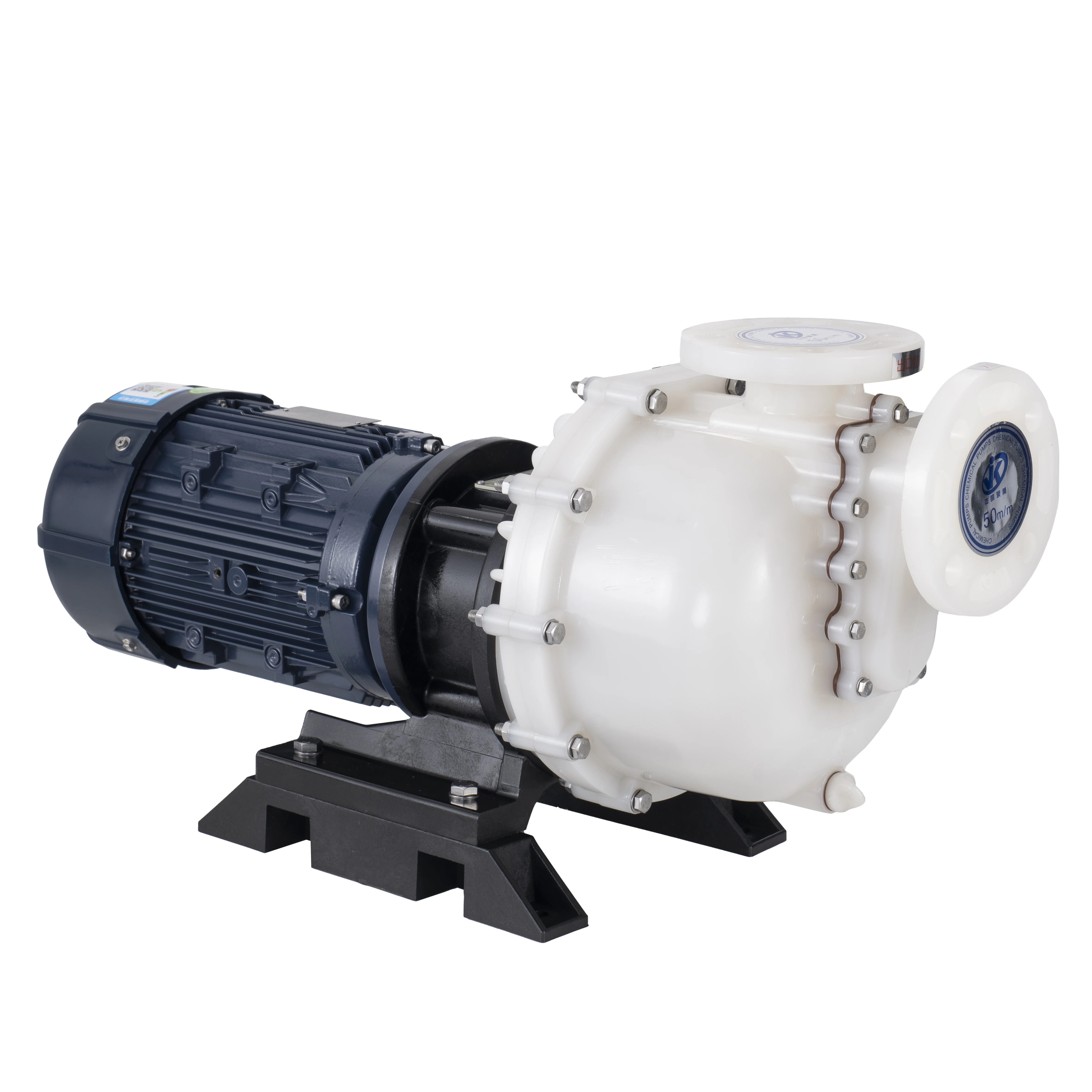 P-50052H  Plastic Corrosion Resistance Electroplating Industry Acid Liquid Shaft Type Self Priming Pump 1-10 Horsepower