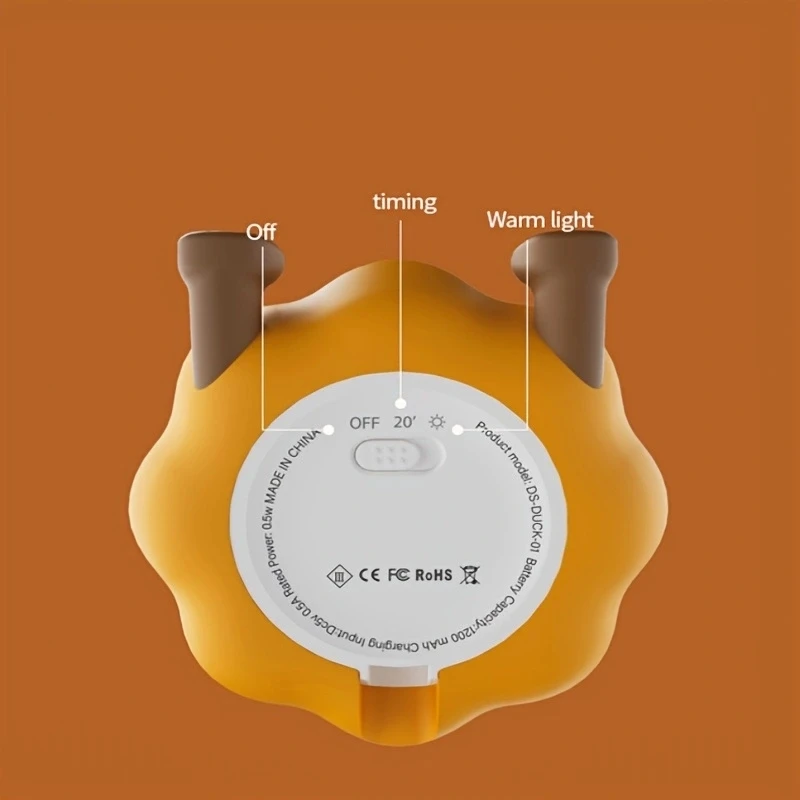 Pumpkin Night Light, Bedroom Bedside Companion Sleep Eye Protection Light Toy Small Lamp, Three-Level Dimmable Silicone Lamp