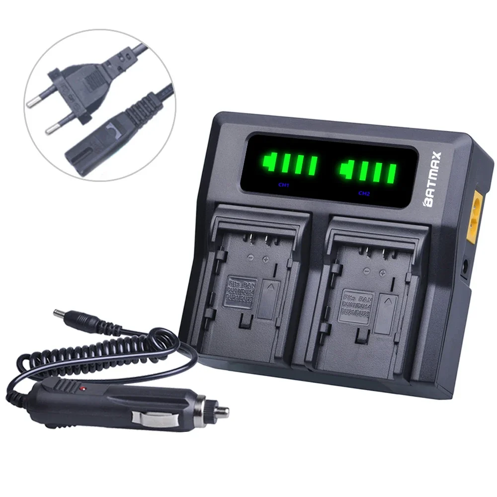Ultra Fast LED Dual Charger  VW-VBG6 VW VBG6 VWVBG6  for Panasonic AG-HMC154ER HMC154GK AGHMC154P