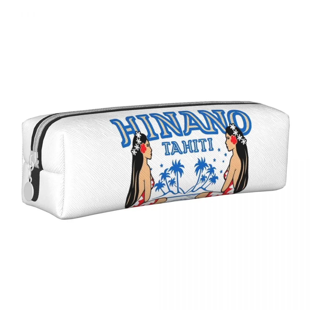 Fun Beer Hinano Tahiti Logo Pencil Cases Pencilcases Pen for Student Big Capacity Bag Office Zipper Stationery