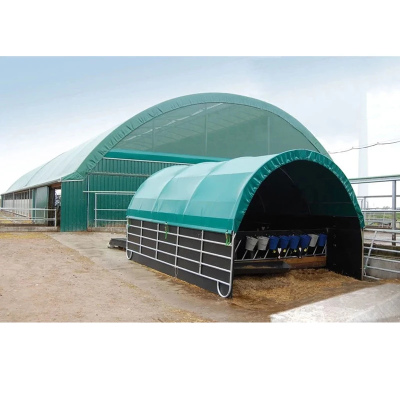 

Factory Wholesale Cheap Price 12m Waterproof PVC Fabric Farm Storage Tent Animal Shelter Horse Fence Farm Control Shed