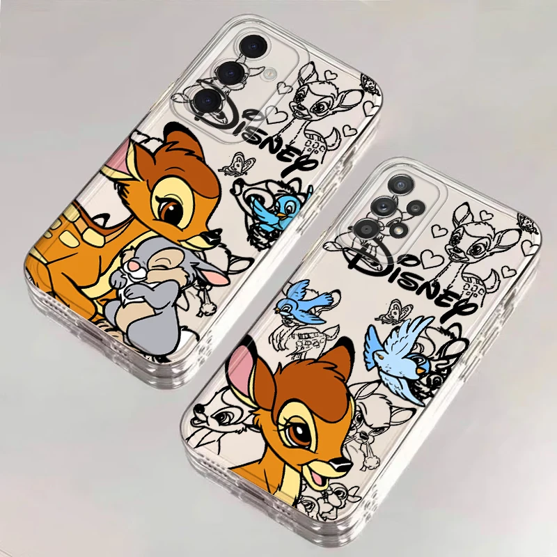 

Мягкий чехол для телефона Disney Bambi Deer для Samsung Galaxy A16 A32 A50 A52s A21s A71 A52 A51 A72 A31 A12