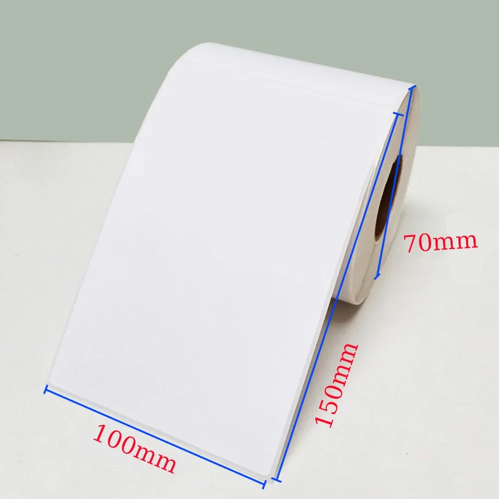 4*6 Inch Shipping Thermal Label Thermal Label Width 30mm~80mm Adhesive Stickers