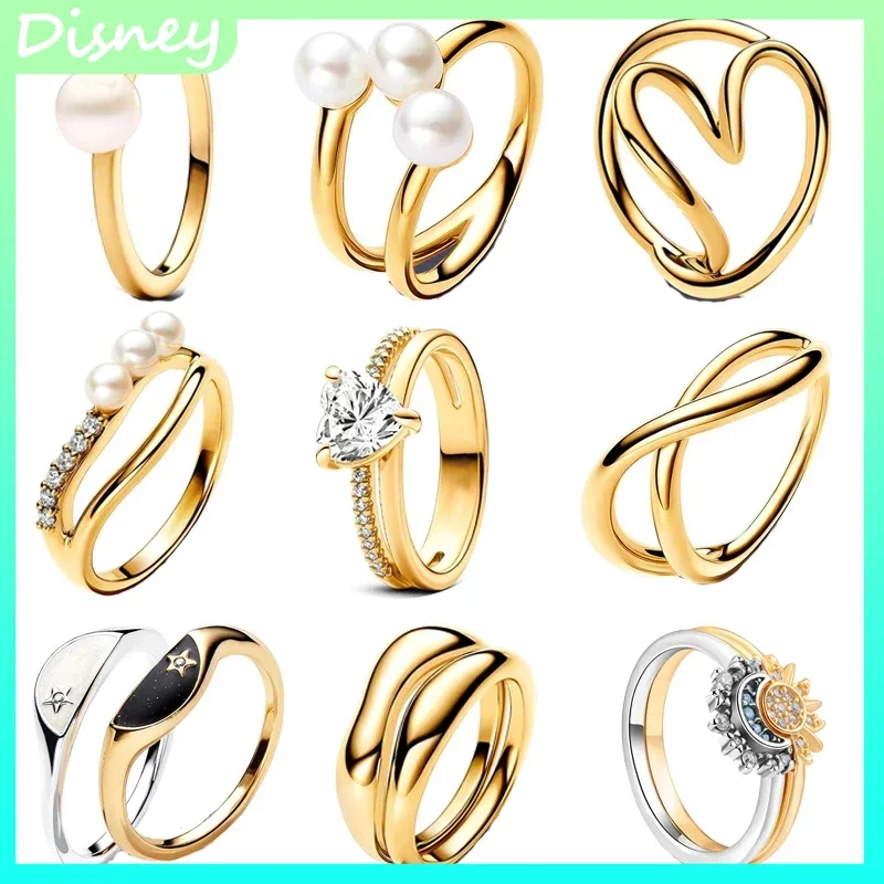 

2025 Classic Double-Wrap Organic-Shaped Ring with Freshwater Cultured Pearls Elegant Jewelry Gift for Women