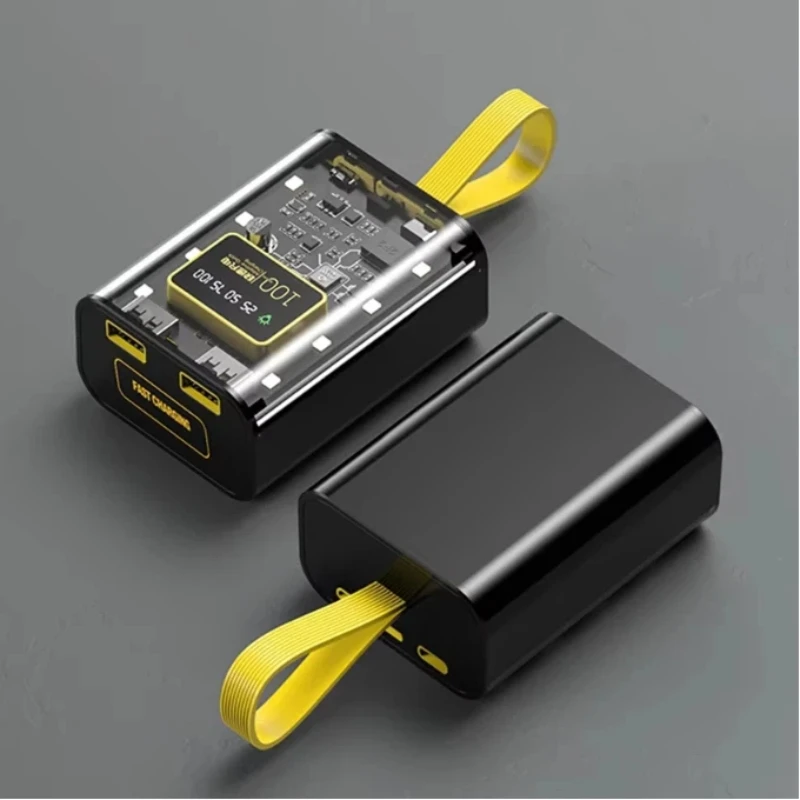 

3*18650 Чехол для зарядного устройства DIY Power Bank Box Быстрая зарядка 5 В 2 А Коробка для хранения батарей с двойным USB-выходом и светодиодным ночником