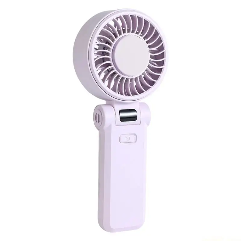D0AB Quiet Handheld Fan 4000mAh Powerful Fan Quiet Fan Portable Fan ABS Texture