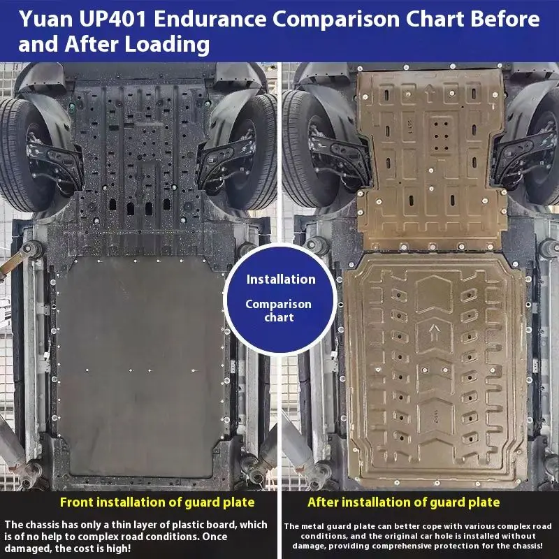 2024 BYD Yuan factory original whole car chassis protection plate new battery motor protection special plate