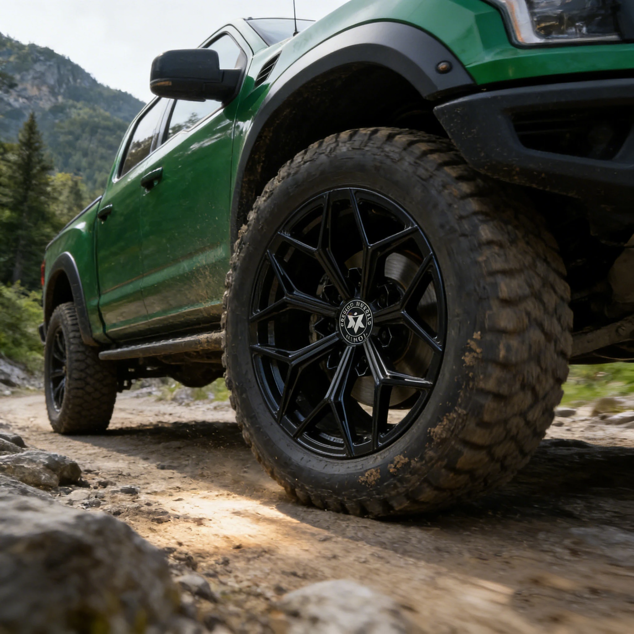 

High end customized wheel hub, 6-Hole Black Monoblock Forged Wheel, 18-24 Inch multi PCD SUV 4x4 off-road modification auto part