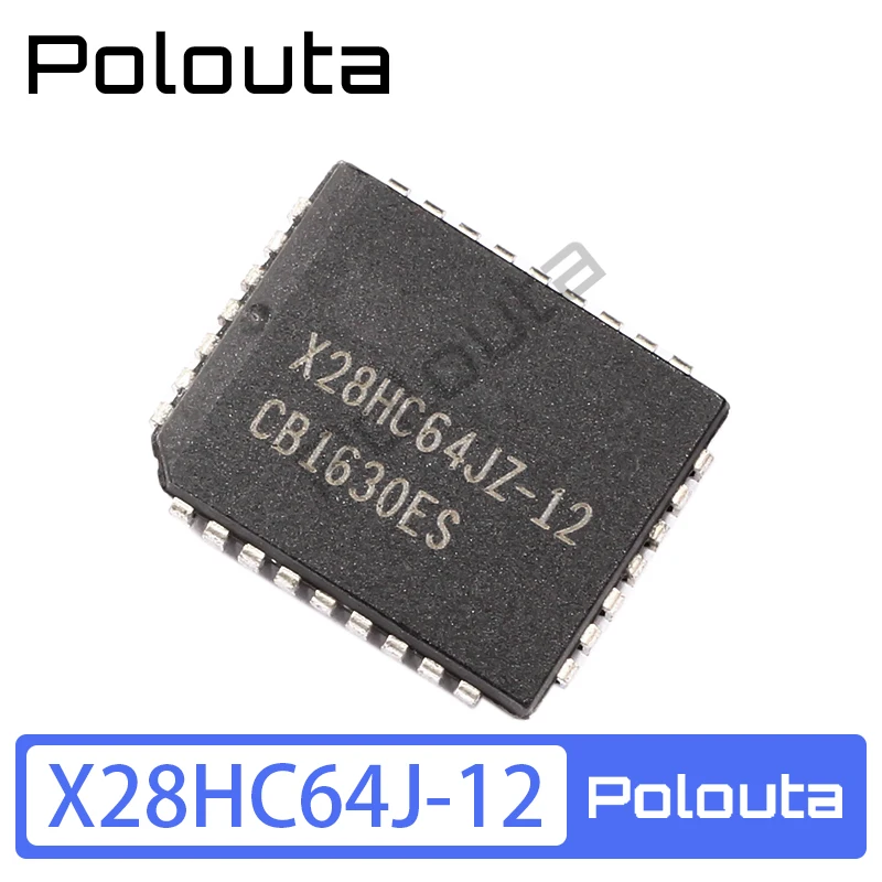 2 Pcs Polouta X28HC64J-12 X28HC64JI-12 PLCC32 64k EEPROM IC Chip DIY Akustische Komponenten Kits Arduino Nano Integrated Circuit