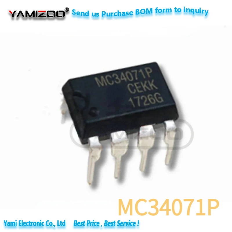 5PCS DIP-8 MC34063API MC34063 34063API MC34152P MC34151P MC34151 MC34119P MC34119 MC34072P MC34072 MC34071P MC34071 DIP8 – Detail 5