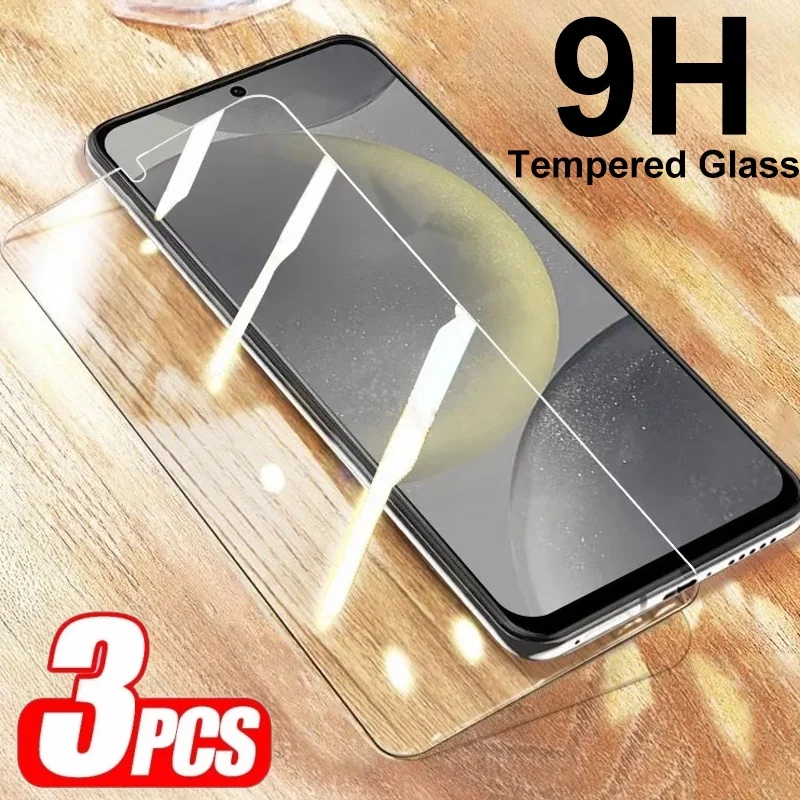 Glass for Samsung Galaxy S24 Ultra 9H Hardness Tempered Film Screen Protector Support Fingerprint Unlock for Samsung S24/S24plus