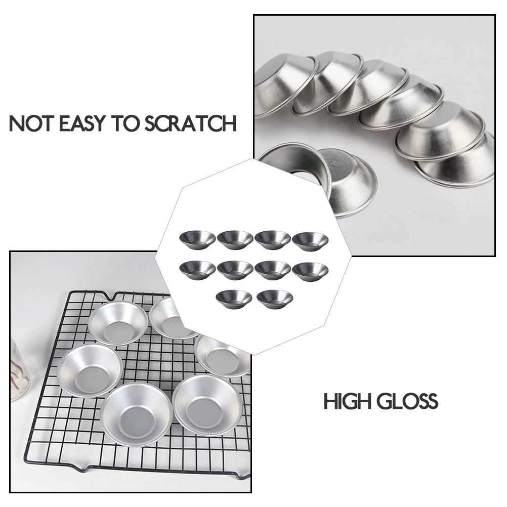 

24pcs Egg Tart Baking Molds Reusable Non stick Mini Pans Transfer Home Bake Tool Sanitary Easy Food Release Corrosion