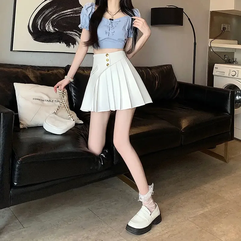 Skirts For Women High Waist A Line Woman Skirt Cheap Clothing Sales Stylish Offer Aesthetic Hot Luxury Elegant Streetwear Casual