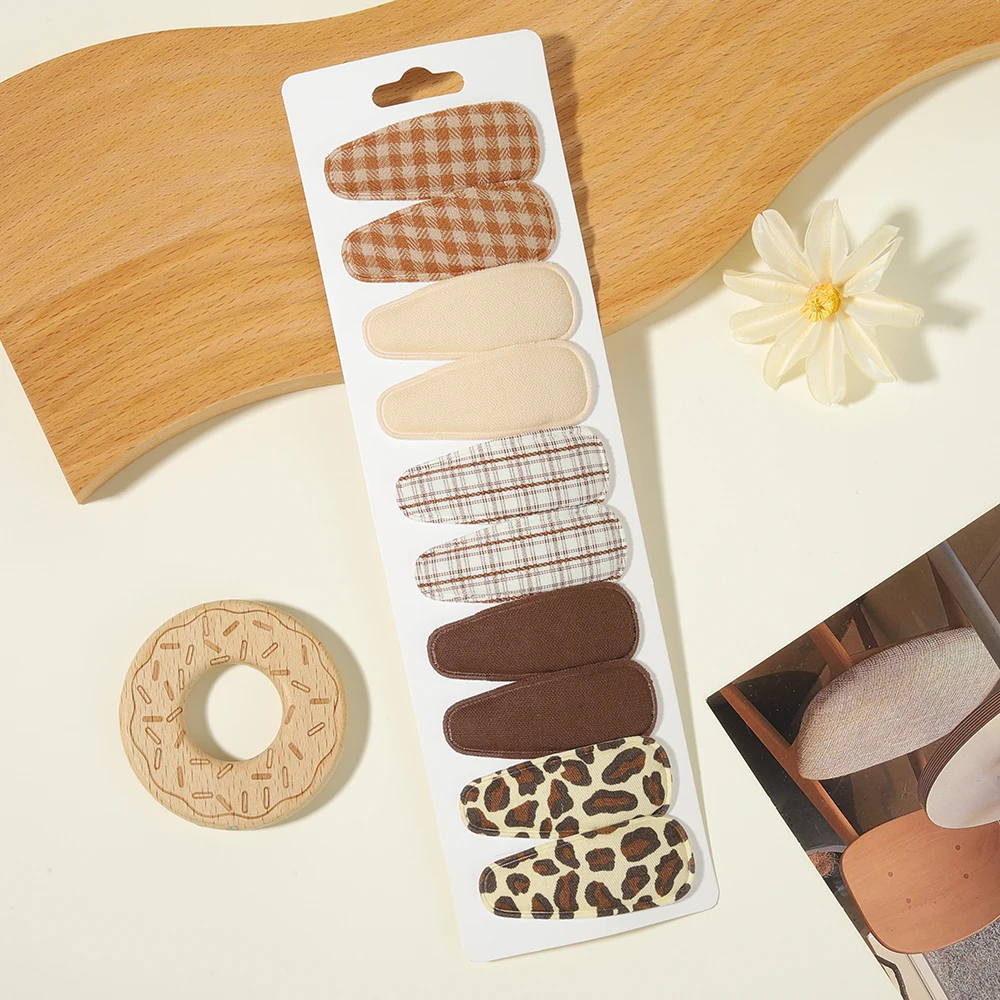 10 Stück/Set Süße und Niedliche Kinder-Haarspangen Bedruckte Rutschfeste Haarklammern für Mädchen und Kleinkinder Dekorative Haarspangen – Detail 6