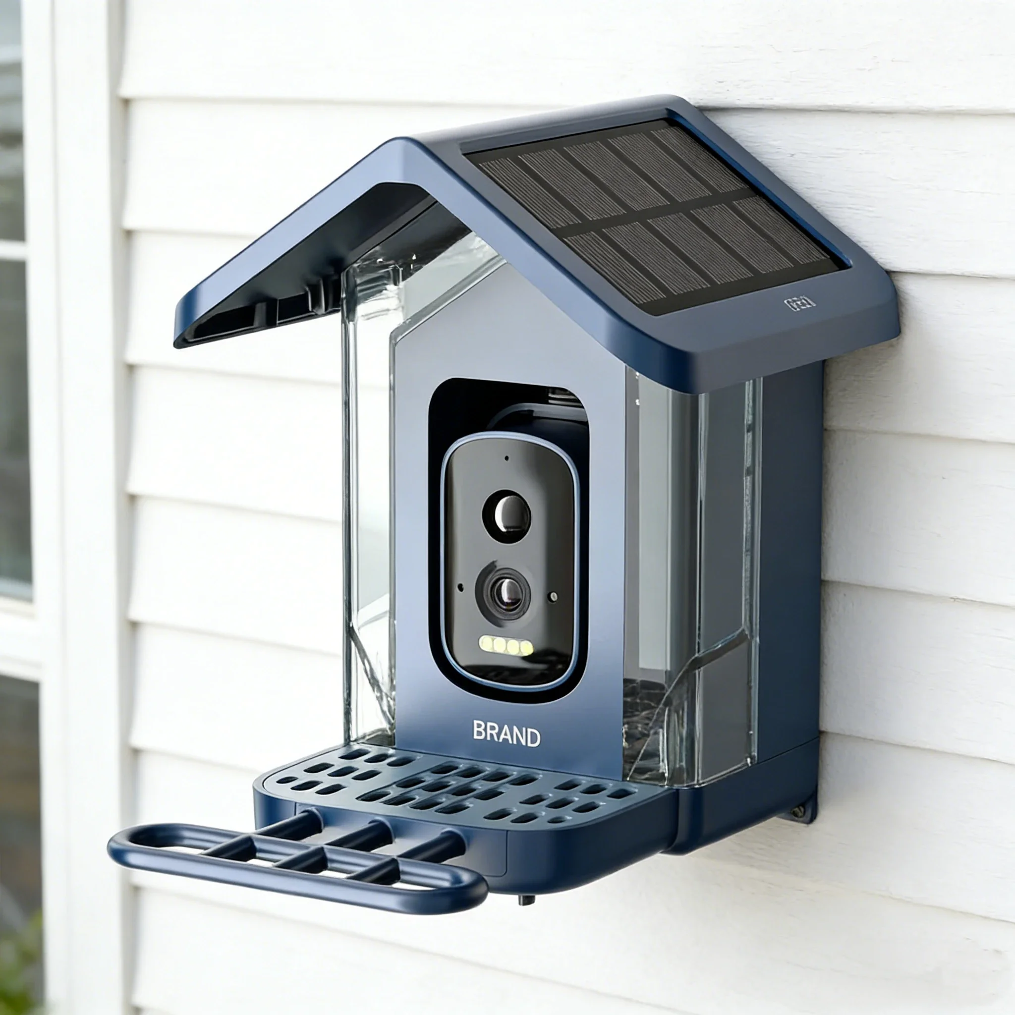 aBird Feeder with Camera 2.5K Smart BirdCamera Solar Power AI Bird Species Identification Instant Alerts Durable ABS