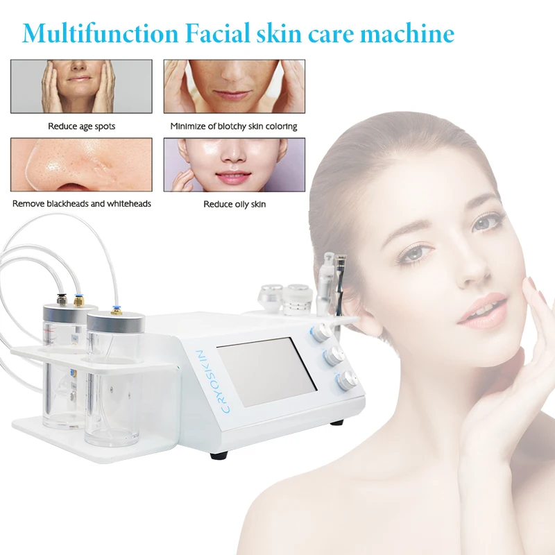 

4 In 1 Vacuum Blackhead Remover hydra Microdermabrasion Diamond Peeling Hydra dermabrasion ultrasonic Cold hammer Aqua Peel Face