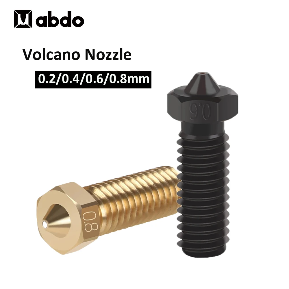 

Volcano Nozzle 3D Printer Parts High Quality Nozzles for Artillery Sidewinder X1 X2 Vyper Hotend Hardened Steel nozzle