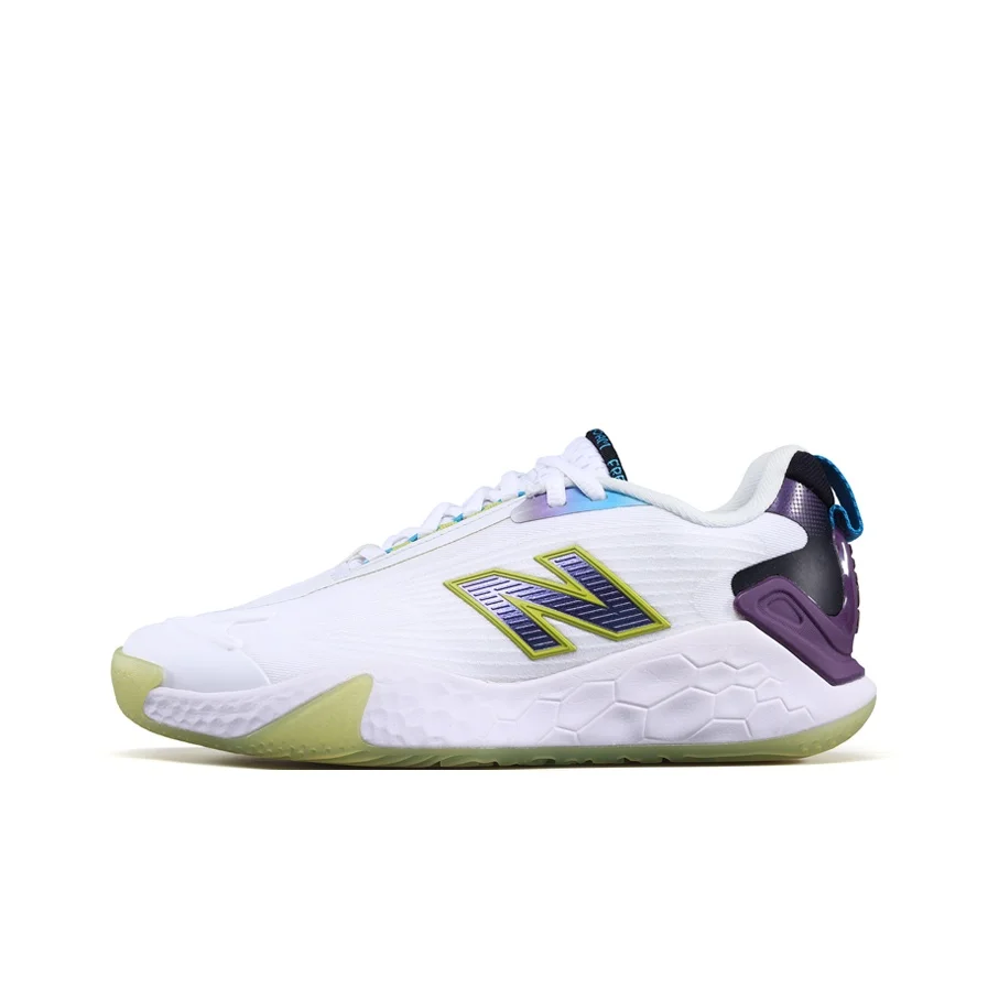 New Balance Fresh Foam X CT Rally Tennis Shoes Women's Low Top White Purple WCHRALA1