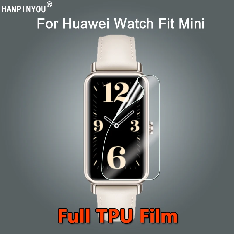 10Pcs For Huawei Watch Fit 2 Mini Band Anti-Scratch Ultra Clear Slim Soft TPU Hydrogel Film Screen Protector -Not Tempered Glass