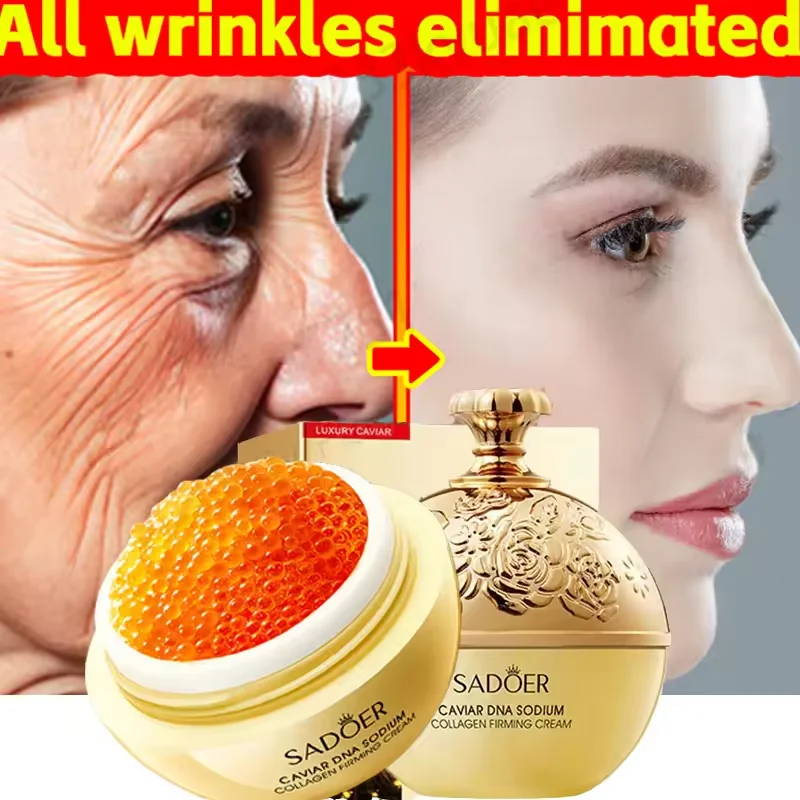 

Caviar Anti-Wrinkle Face Cream Removal Facial Serum Rejuvenation Lift Firm Anti-aging Whitening Invisible Pore Beauty Skin Care