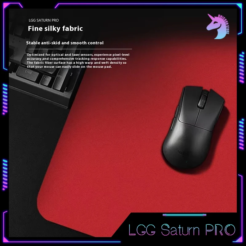 LGG Saturn PRO Gaming Mouse Pad Fabric Smooth Surface Non-slip Custom Sweat-proof Original Large Desk Mat for FPS Gamer Gift