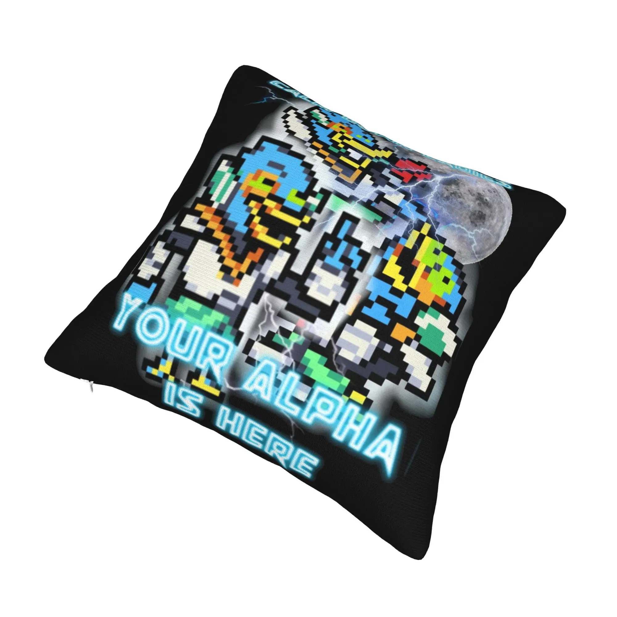 Calm Down Ladies Your Alpha Is Here Berdly Deltarune Pillowcase Printing Cushion Cover Decor  Throw Pillow Case Cover Bedroom