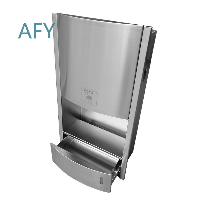 2-in-1 Concealed Stainless Steel Bathroom Wall Mount Embedded Trash Can Integrated Box for Bathroom Renovation Storage