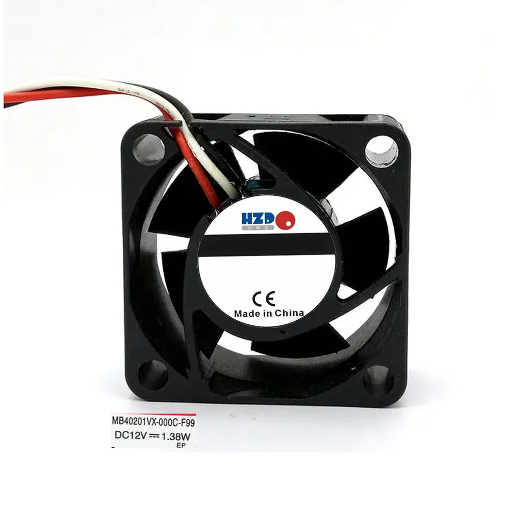 NEW MB40201VX-000C-F99 4020 12v 1.38w 3wire Cooling Fan 40*40*20mm