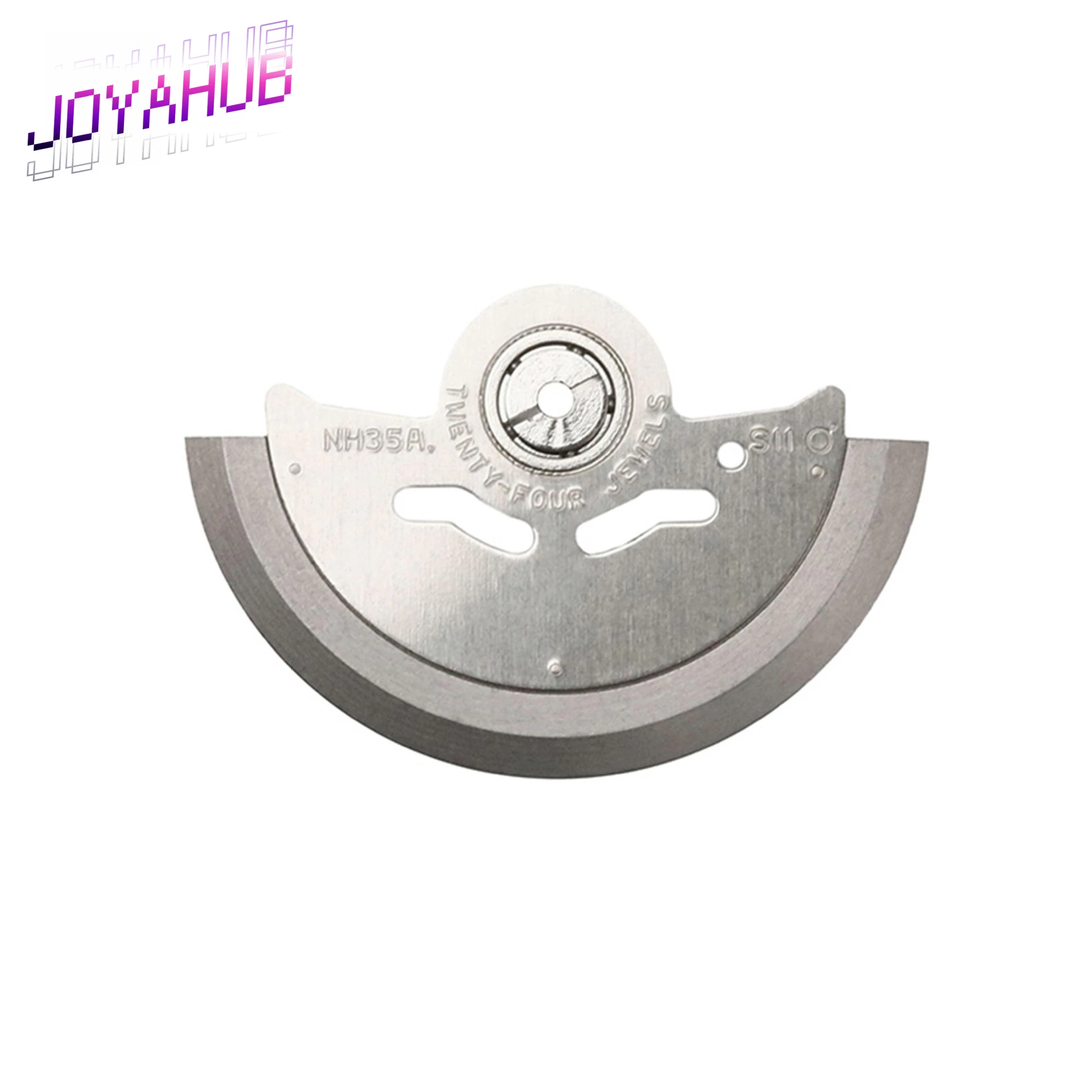 Image of Benutzerdefinierte Logo Uhr Zubehör Ersatzteile für NH35/36 Automatische Tourbillon Universal Metall Schaukel Platte Automatische Hammer Rotor