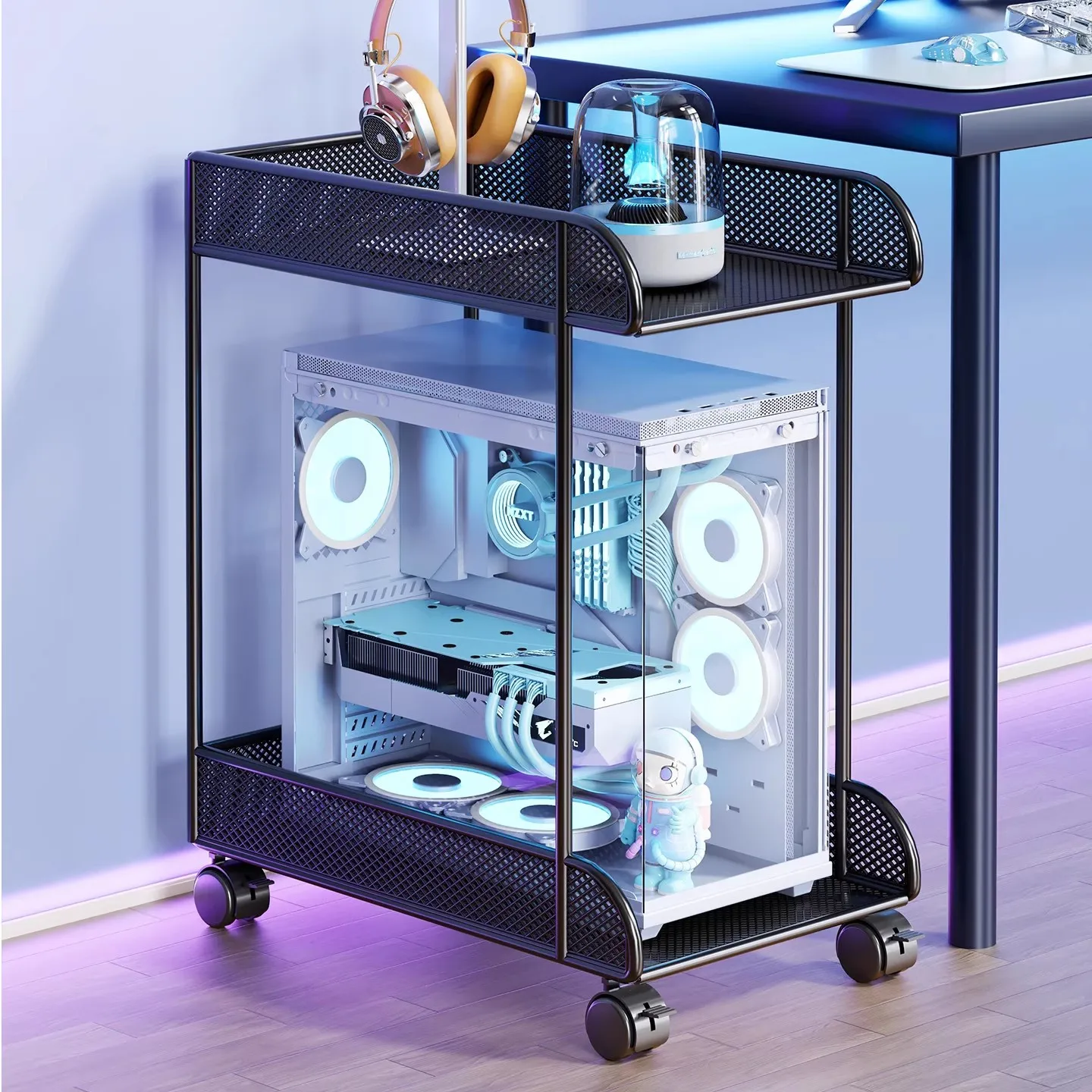 e-sports-room-desktop-computer-case-base-stand-mobile-under-desk-organizer-rack-lion-pride-careful-design-for-study-room