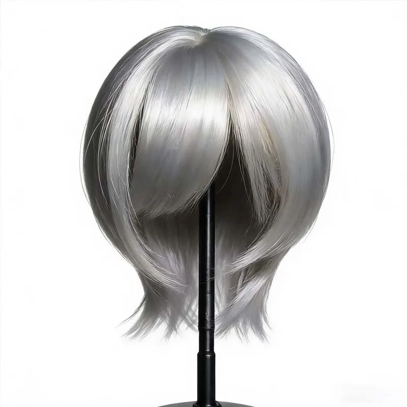 

1/6 BJD Doll Wig For 30cm Doll Accessories Soft Hair Wolf Tail Wig Short Hair Doll Accessories Girl DIY Hairstyle Dress Up Toys