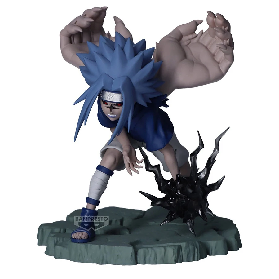 Originele Banpresto Naruto Anime Beeldjes Memorable Saga Uchiha Sasuke PVC Actiefiguren 100mm Figurals Collectible Model Speelgoed