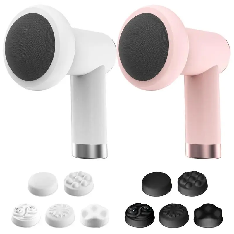 

Cellulite Massage Device Cellulite Remover Massager Electric Handheld Fat Roller With 5 Heads For Abdominal Neck Back Belly