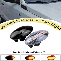2pcs Led Dynamic Side Marker Turn Signal Light Sequential Blinker Light Amber Indicator For Suzuki Swift Jimmy Grand Vitara JT