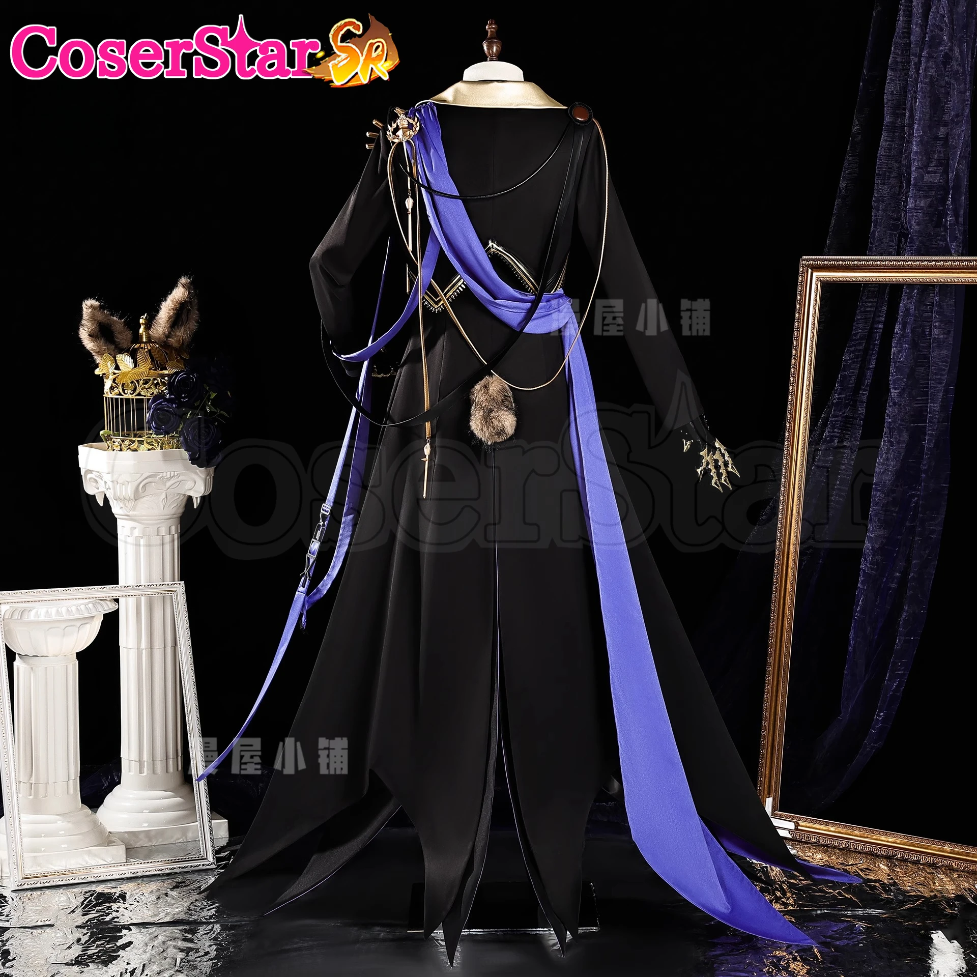 CoserStar-SR Game Arknights Tragodia Cosplay Costume Outfit Carnival Halloween Anime Role Play Suits Prop