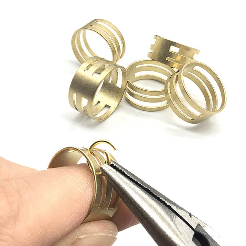 5 Pieces Metal Copper Ring Open/Close Jump Rings Accessories DIY Handmade Jewelry Tools