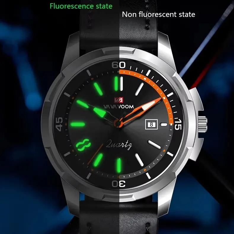 reloj hombre High Quality Men's Watch Fashion Quartz Watch Men Luxury Belt Business Sport Waterproof Clock