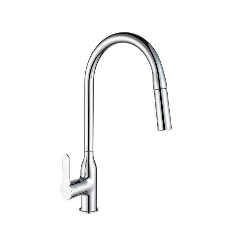 

Kitchen draw faucet vegetable wash basin family hot and cold rotatable draw telescopic multi-purpose sink