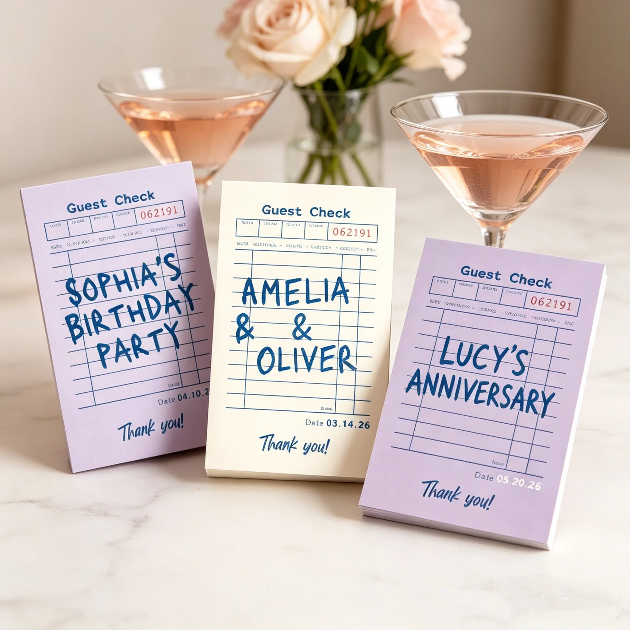 

Personalized Guest Check Matchboxes, Mass-produced matchboxes, Vintage guest favors for wedding/Birthday/Bachelorette, Retro Par