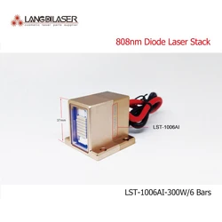 LST-1006AI Laser Stack For Permanent Laser Hair Removal / 808nm / 6 Bars Installation / Each Bar 50W / Total  Power : 300W